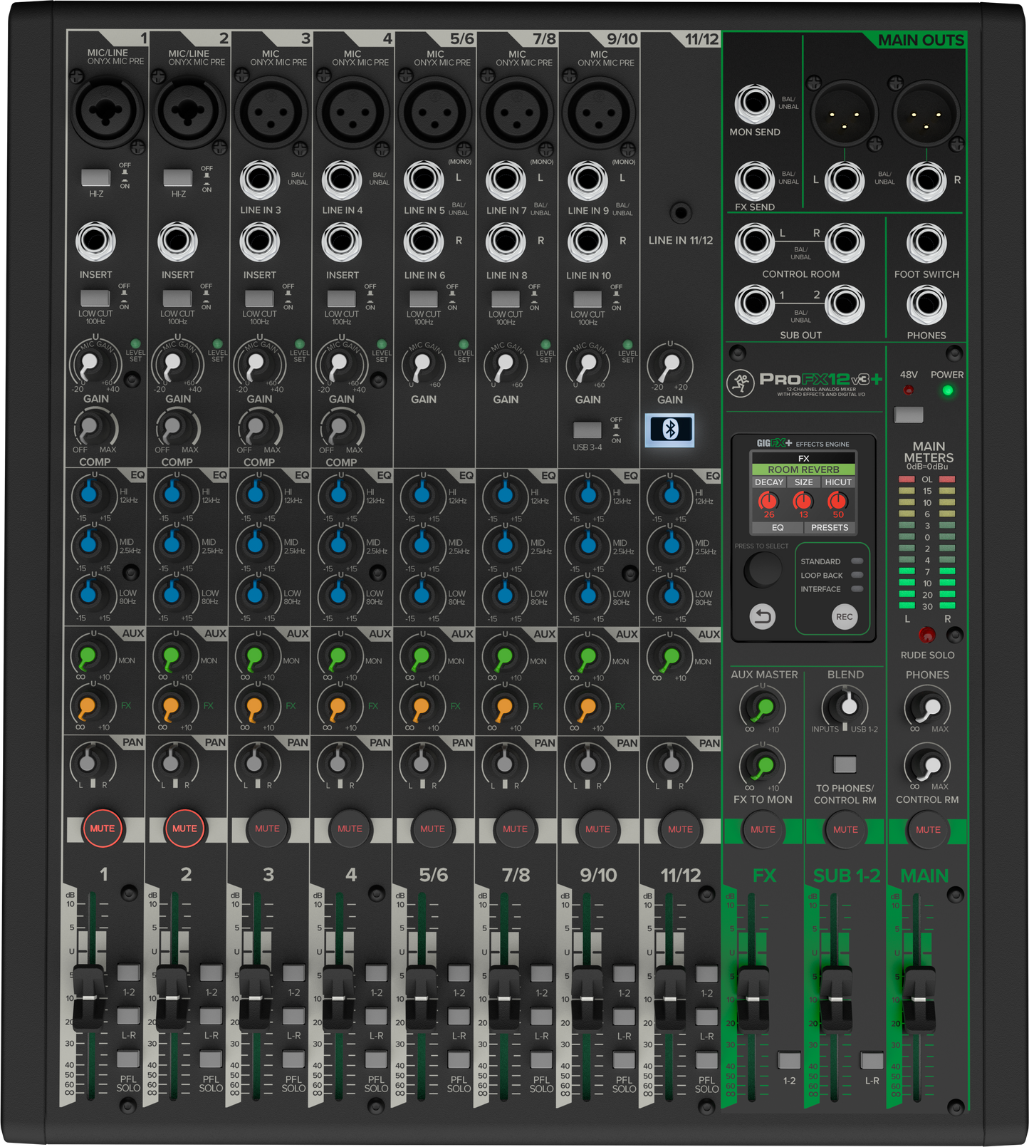 Mackie ProFX12v3 Audio Mixer