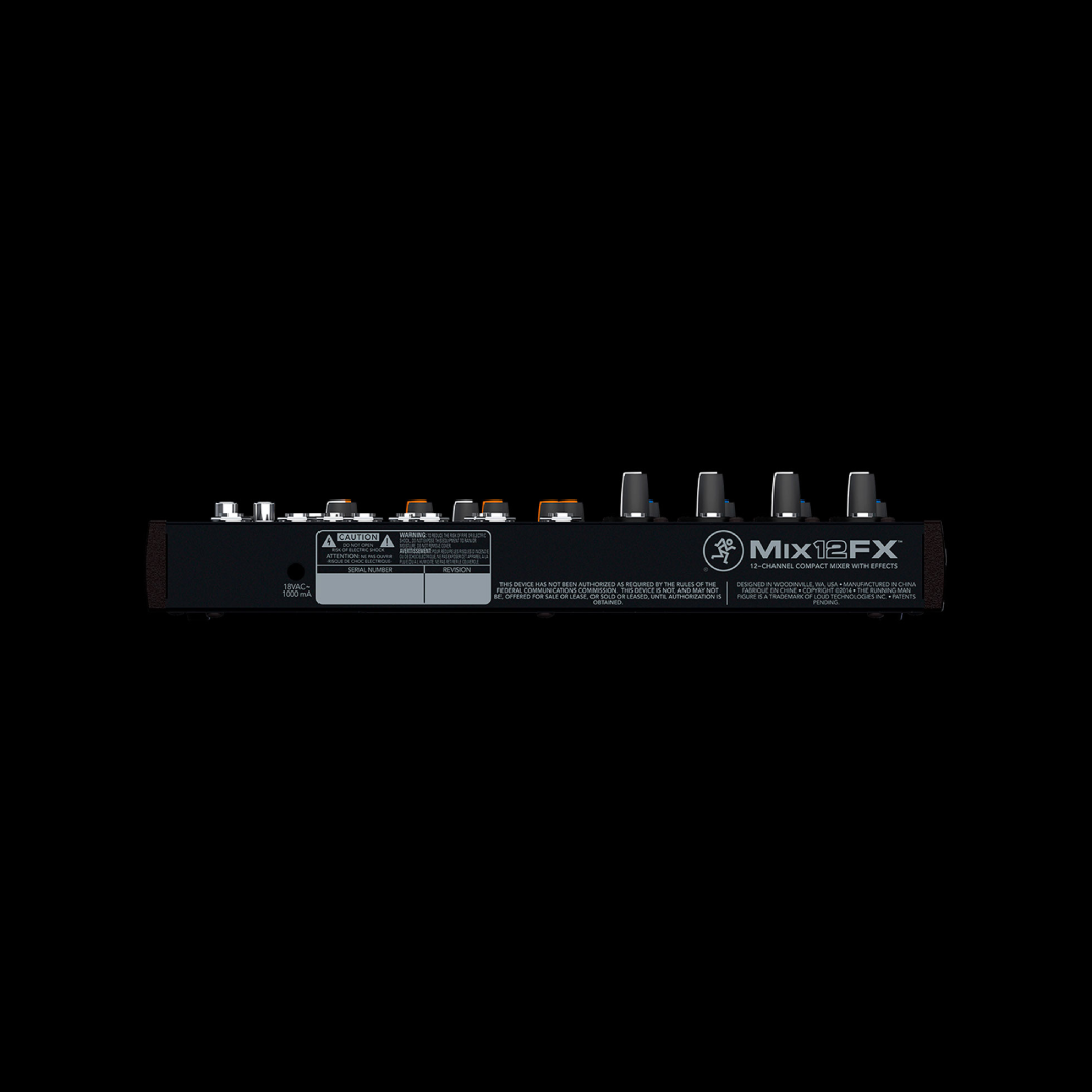 Mackie Mix12 12-Channel Compact Mixer with Effects - Loud N Clear