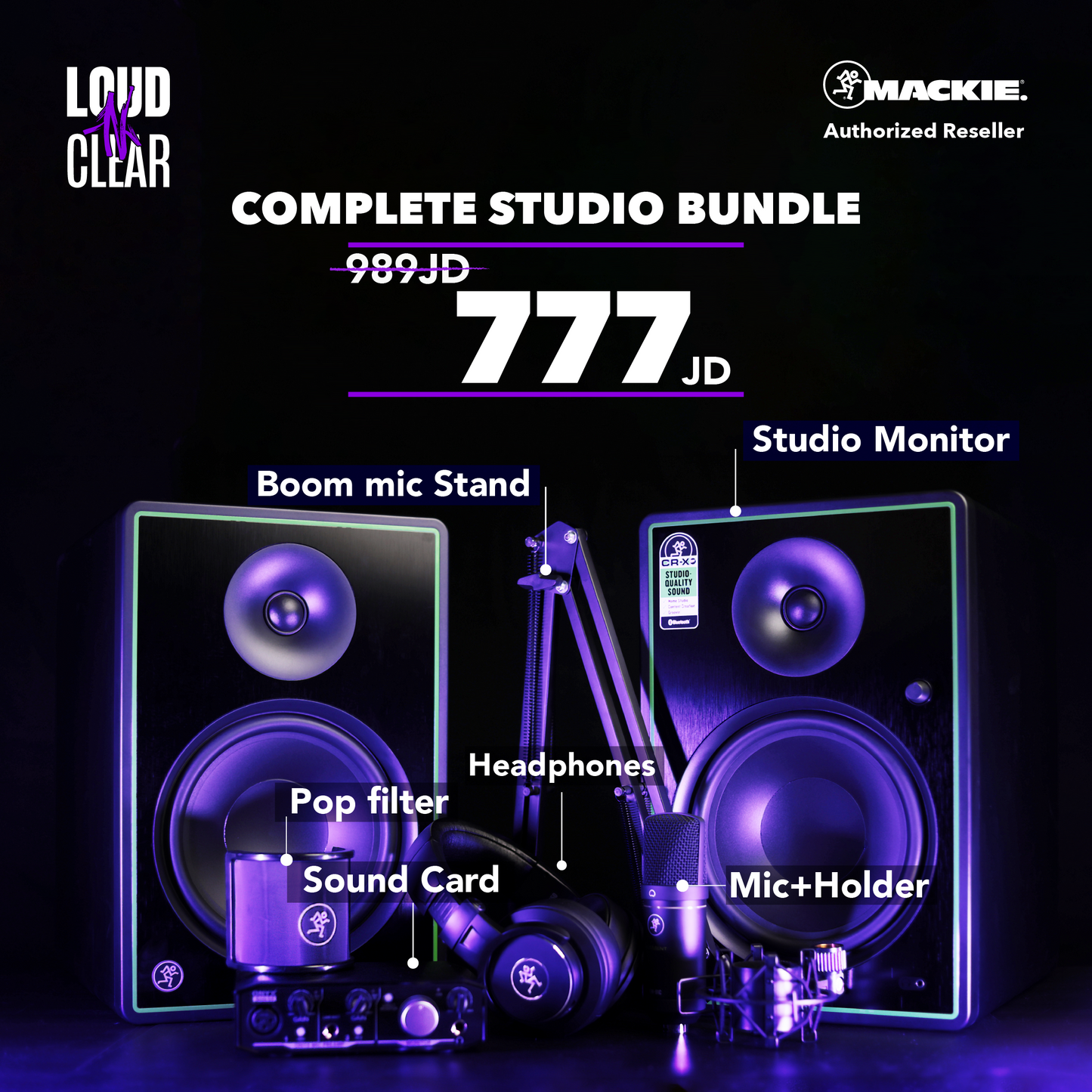 mackie complete studio bundle