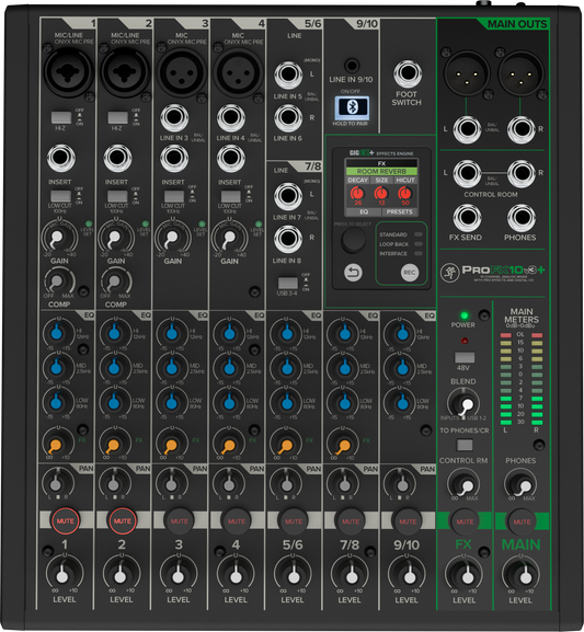 Mackie ProFX10v3+ Audio Mixer