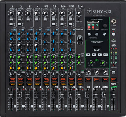 Mackie Onyx12 - 12 Ch Premium Analog USB Mixer