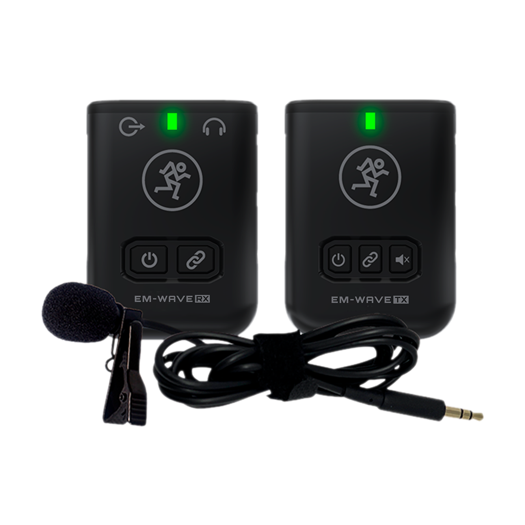 mackie element wave lav - clip-on microphone wireless system