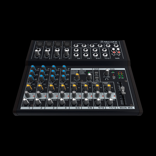 Mackie Mix12 12-Channel Compact Mixer with Effects - Loud N Clear