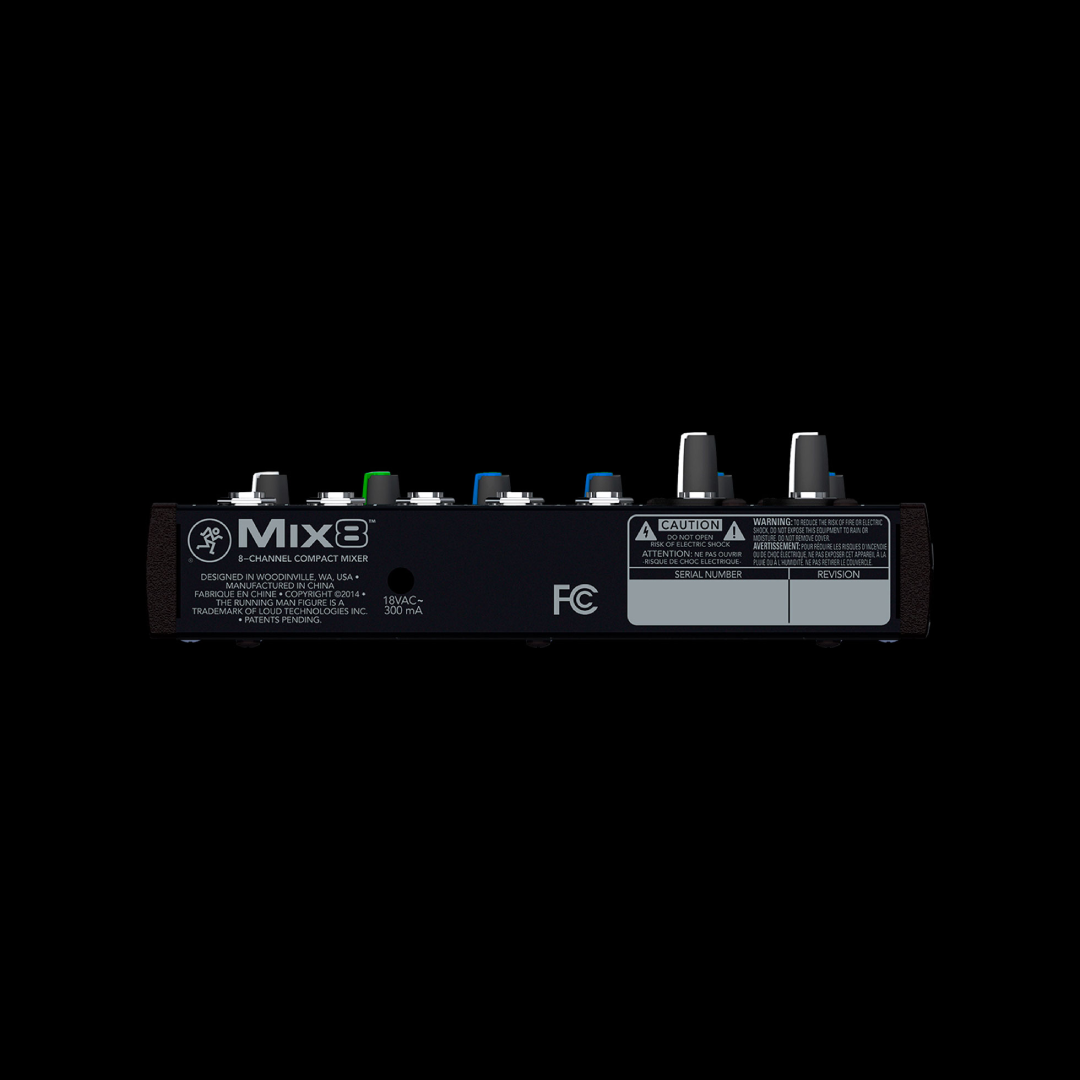 Mackie Mix8 8-Channel Compact Mixer - Loud N Clear