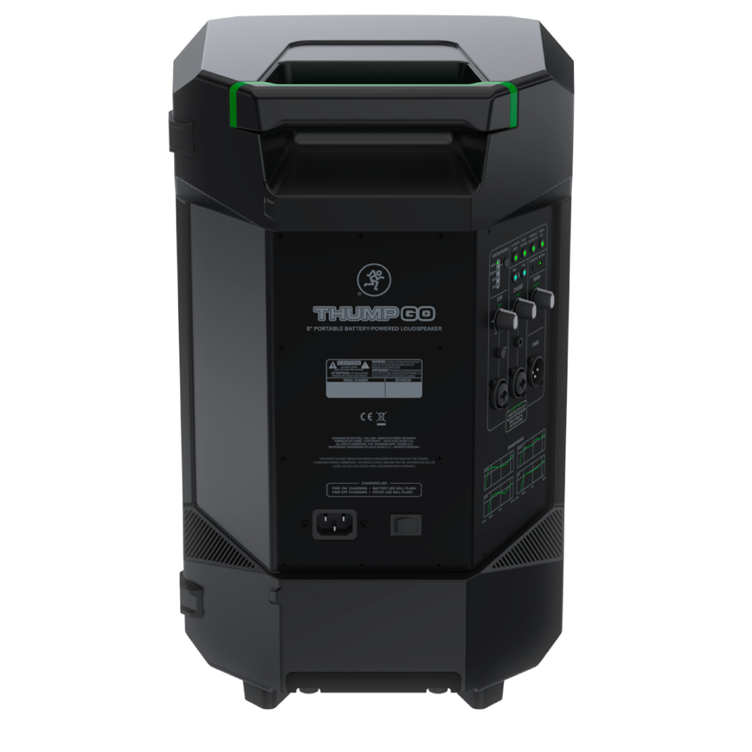 Mackie Thump GO 8" Portable Battery-Powered Loudspeaker (inc Carry Bag) - Loud N Clear