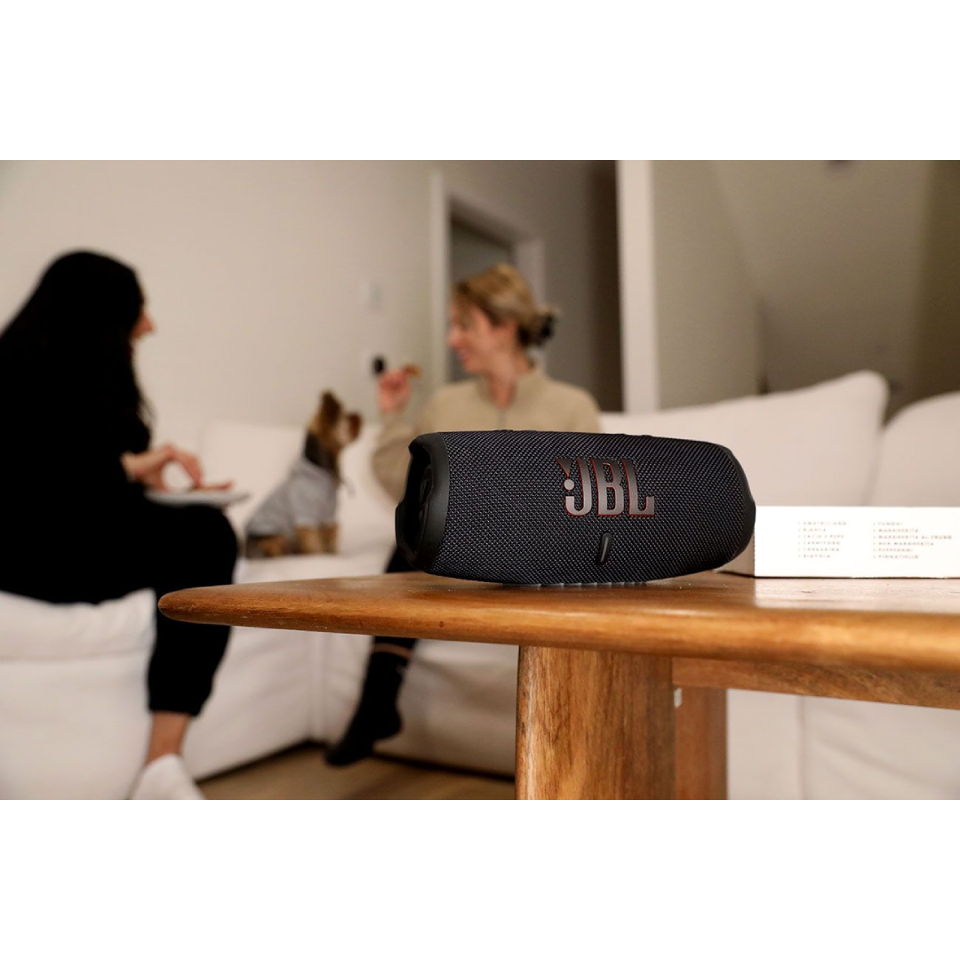 jbl bluetooth wireless portable speaker charge-5 black